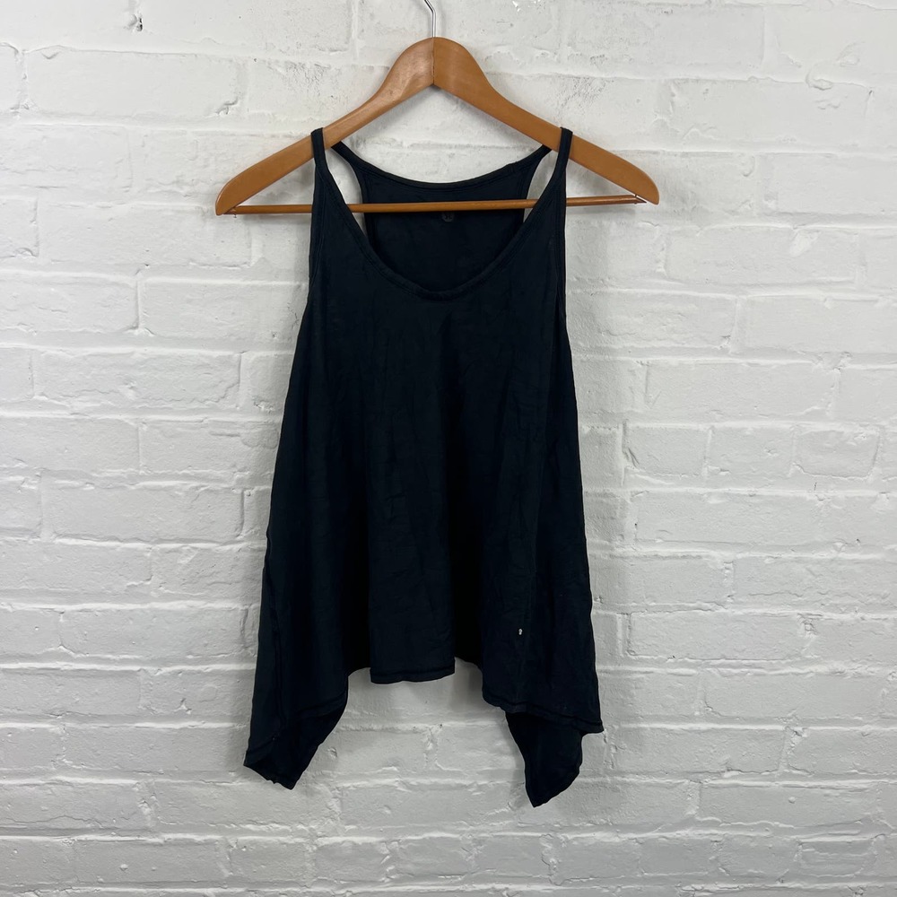Lululemon Women's Scoop Neck Tank Top Regular Fit Sleeveless Black Size Medium